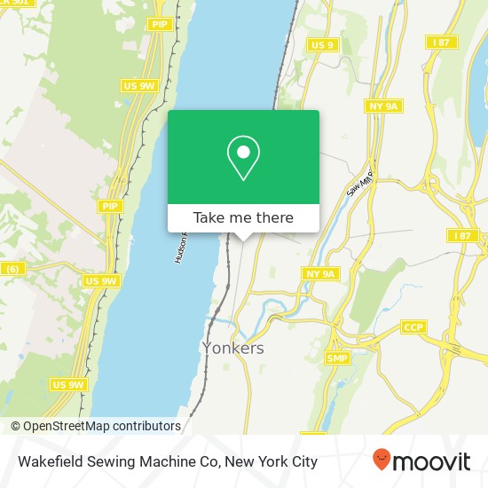Mapa de Wakefield Sewing Machine Co
