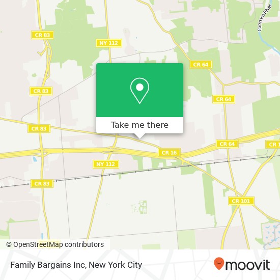 Family Bargains Inc map