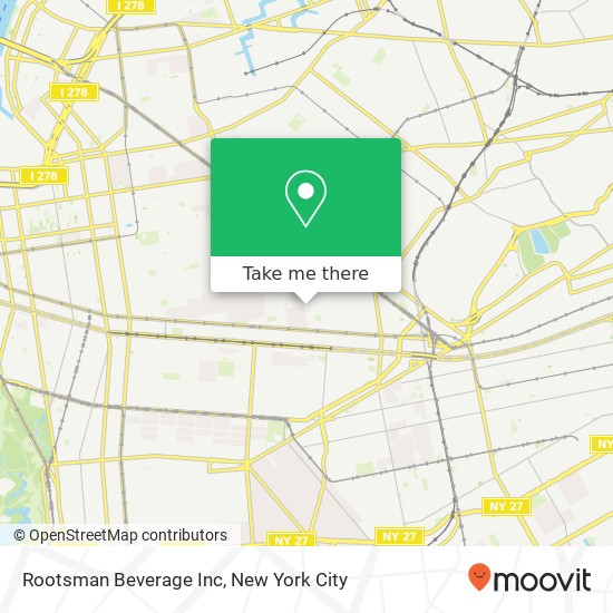 Rootsman Beverage Inc map