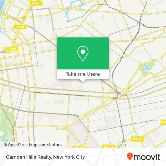 Camden Hills Realty map