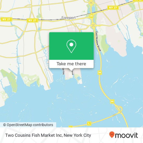 Mapa de Two Cousins Fish Market Inc