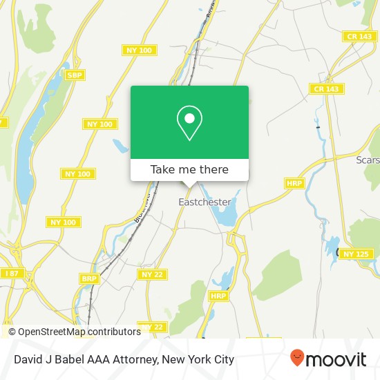 David J Babel AAA Attorney map