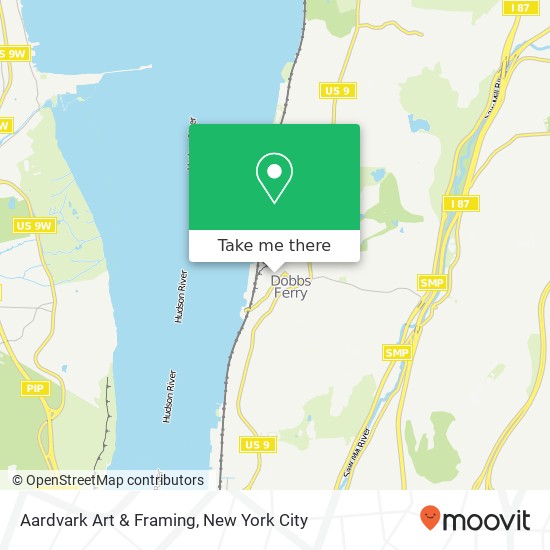 Aardvark Art & Framing map