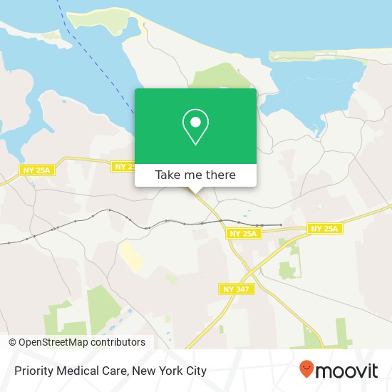 Mapa de Priority Medical Care