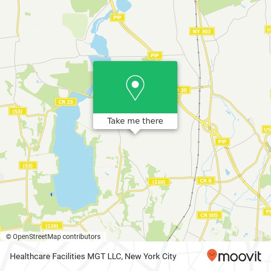 Healthcare Facilities MGT LLC map