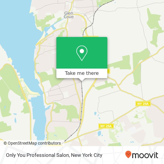 Only You Professional Salon map