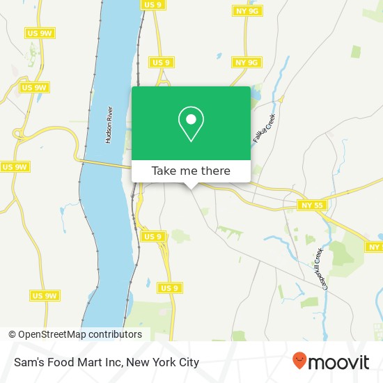 Sam's Food Mart Inc map