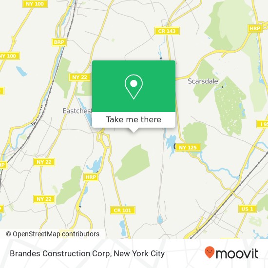 Brandes Construction Corp map