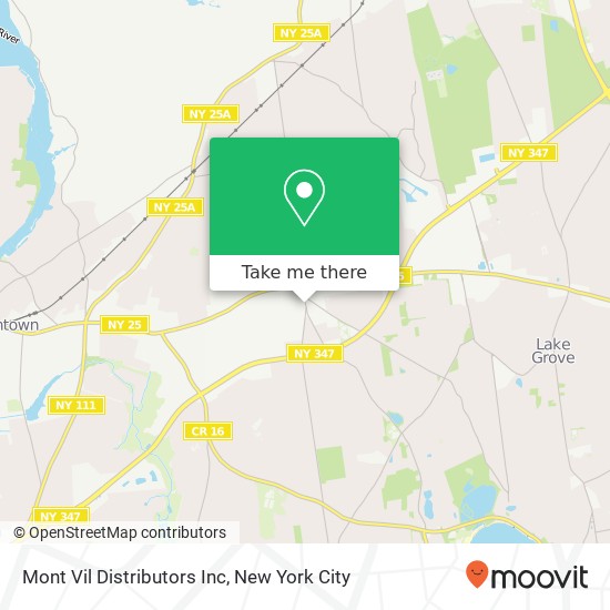 Mont Vil Distributors Inc map