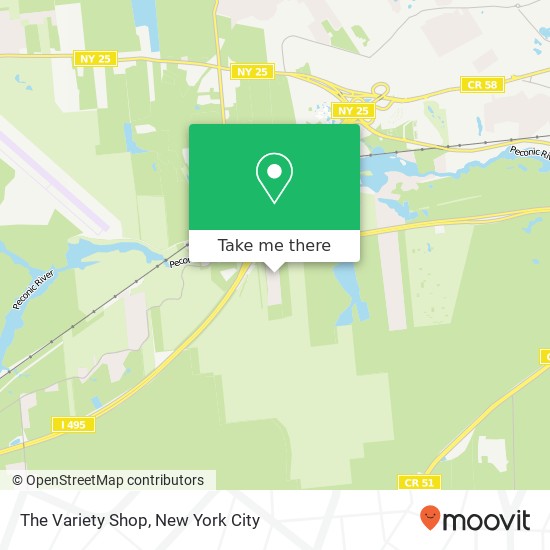 The Variety Shop map