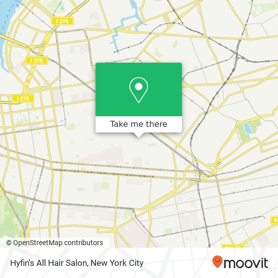 Mapa de Hyfin's All Hair Salon