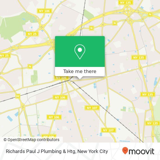 Richards Paul J Plumbing & Htg map