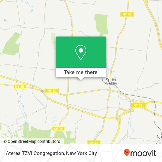 Ateres TZVI Congregation map