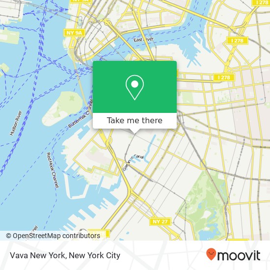 Mapa de Vava New York