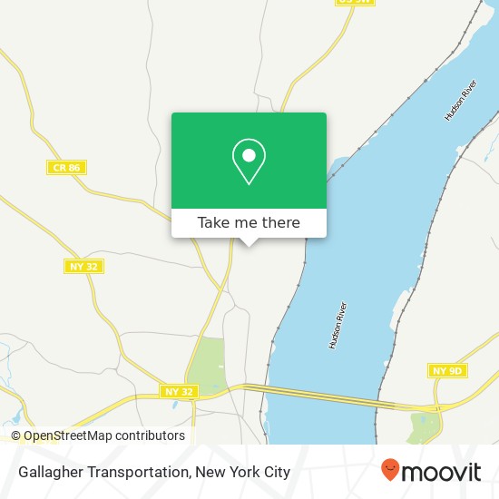 Gallagher Transportation map