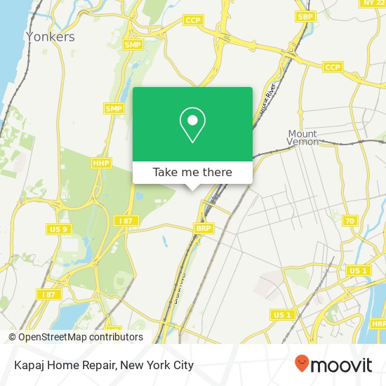 Kapaj Home Repair map