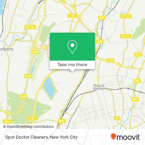 Mapa de Spot Doctor Cleaners