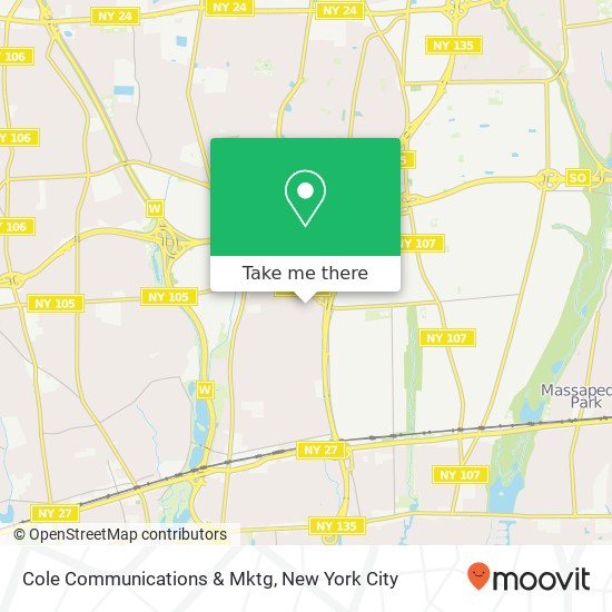 Cole Communications & Mktg map