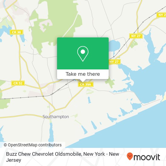 Mapa de Buzz Chew Chevrolet Oldsmobile