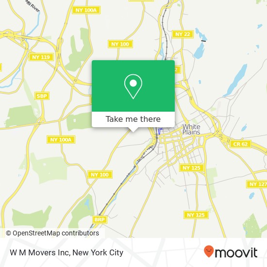 W M Movers Inc map