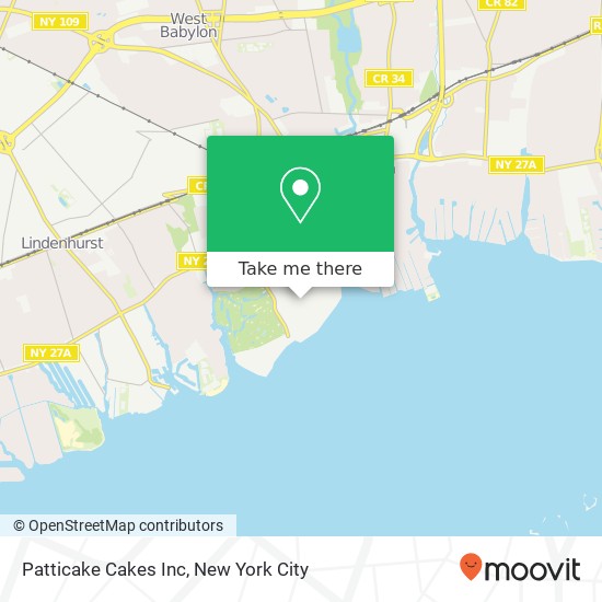 Patticake Cakes Inc map