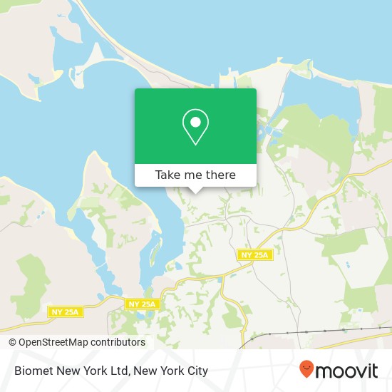 Mapa de Biomet New York Ltd