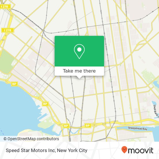 Speed Star Motors Inc map