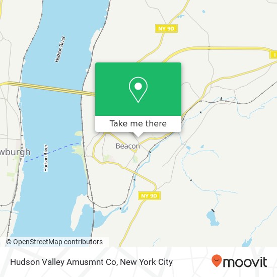 Mapa de Hudson Valley Amusmnt Co