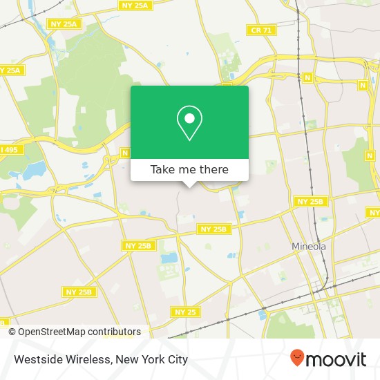 Mapa de Westside Wireless