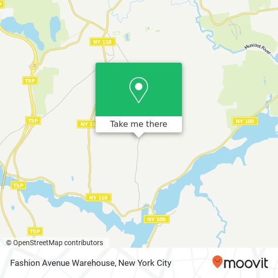 Fashion Avenue Warehouse map