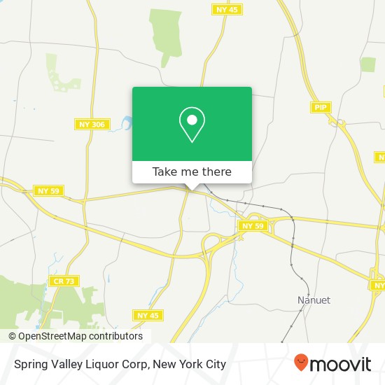 Mapa de Spring Valley Liquor Corp