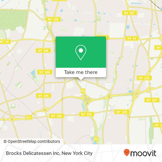 Brocks Delicatessen Inc map
