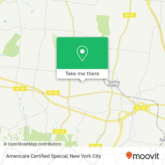 Americare Certified Special map