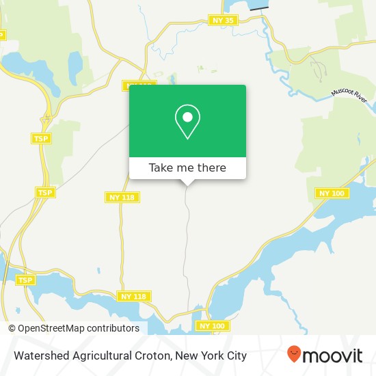 Mapa de Watershed Agricultural Croton