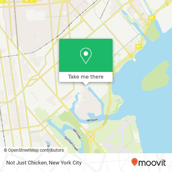 Mapa de Not Just Chicken