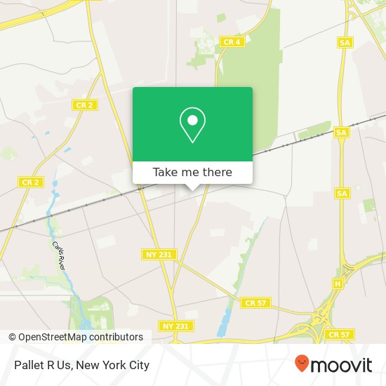 Pallet R Us map