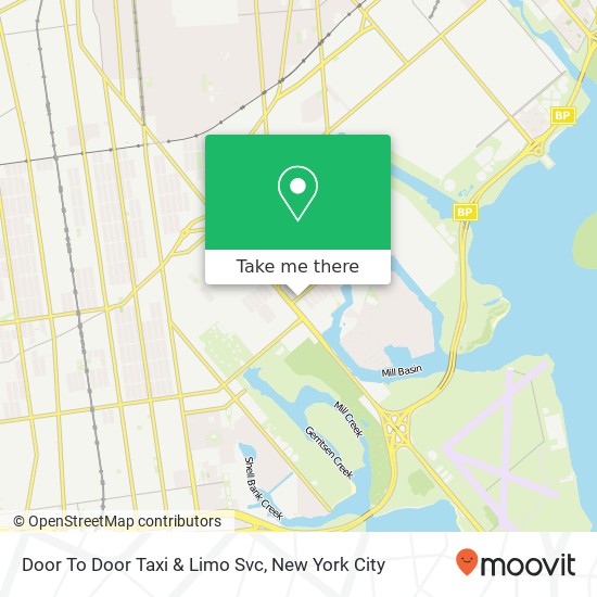 Door To Door Taxi & Limo Svc map