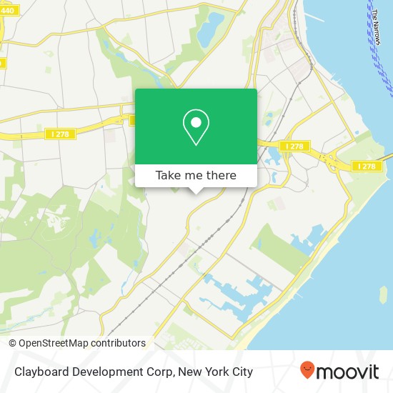 Mapa de Clayboard Development Corp