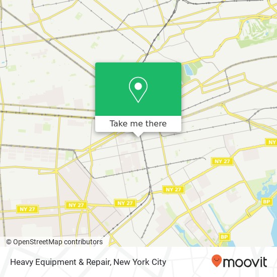 Heavy Equipment & Repair map