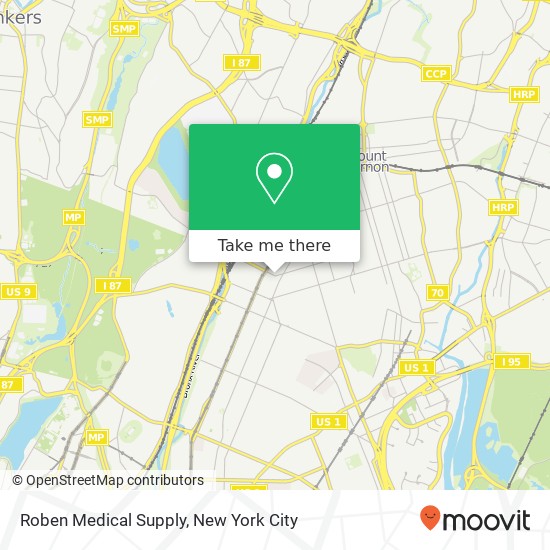 Roben Medical Supply map