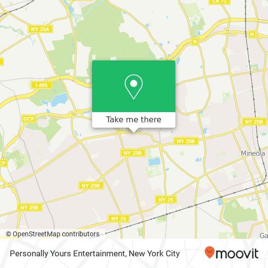 Mapa de Personally Yours Entertainment