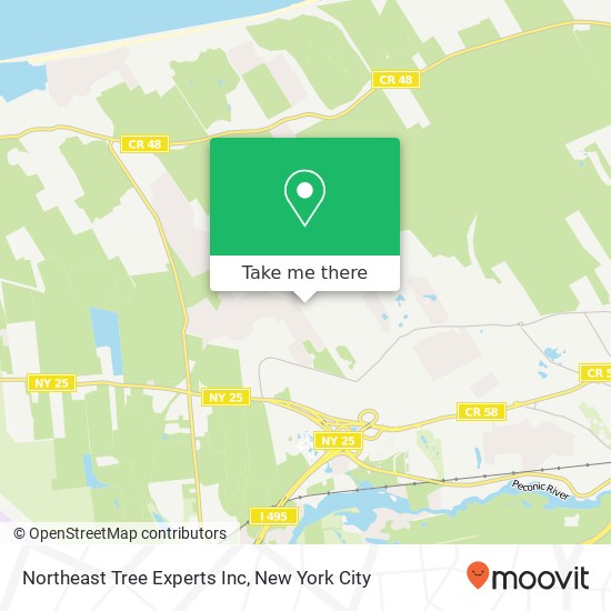 Northeast Tree Experts Inc map
