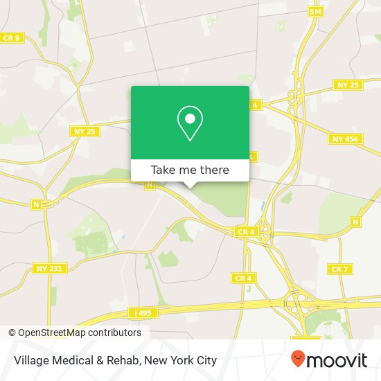 Village Medical & Rehab map