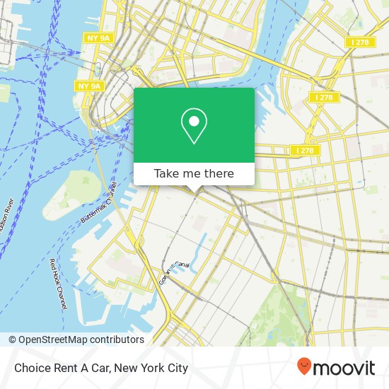 Choice Rent A Car map