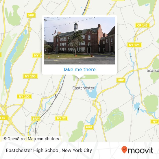 Eastchester High School map