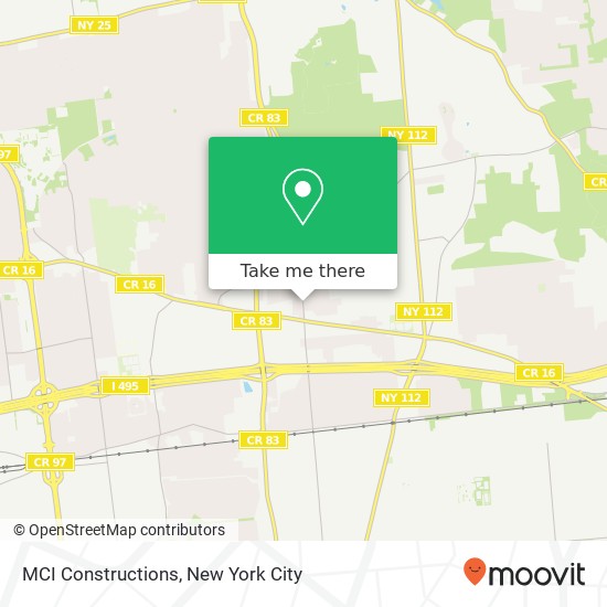 MCI Constructions map