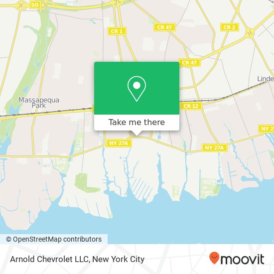 Mapa de Arnold Chevrolet LLC