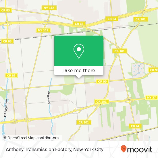 Anthony Transmission Factory map