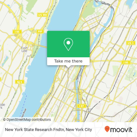 Mapa de New York State Research Fndtn