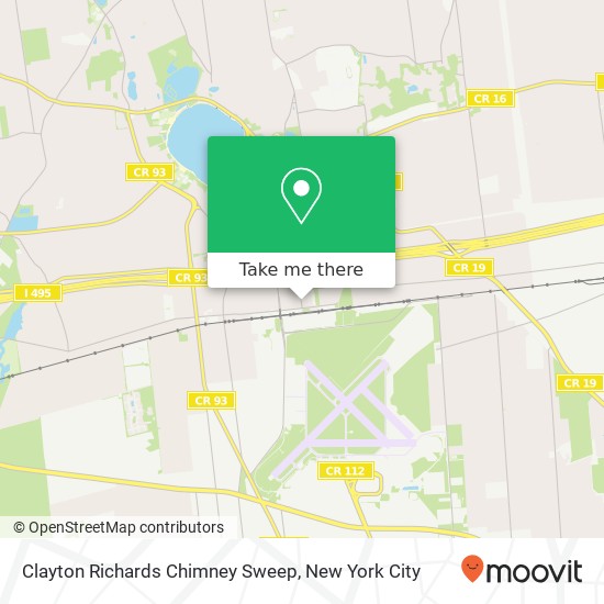 Clayton Richards Chimney Sweep map